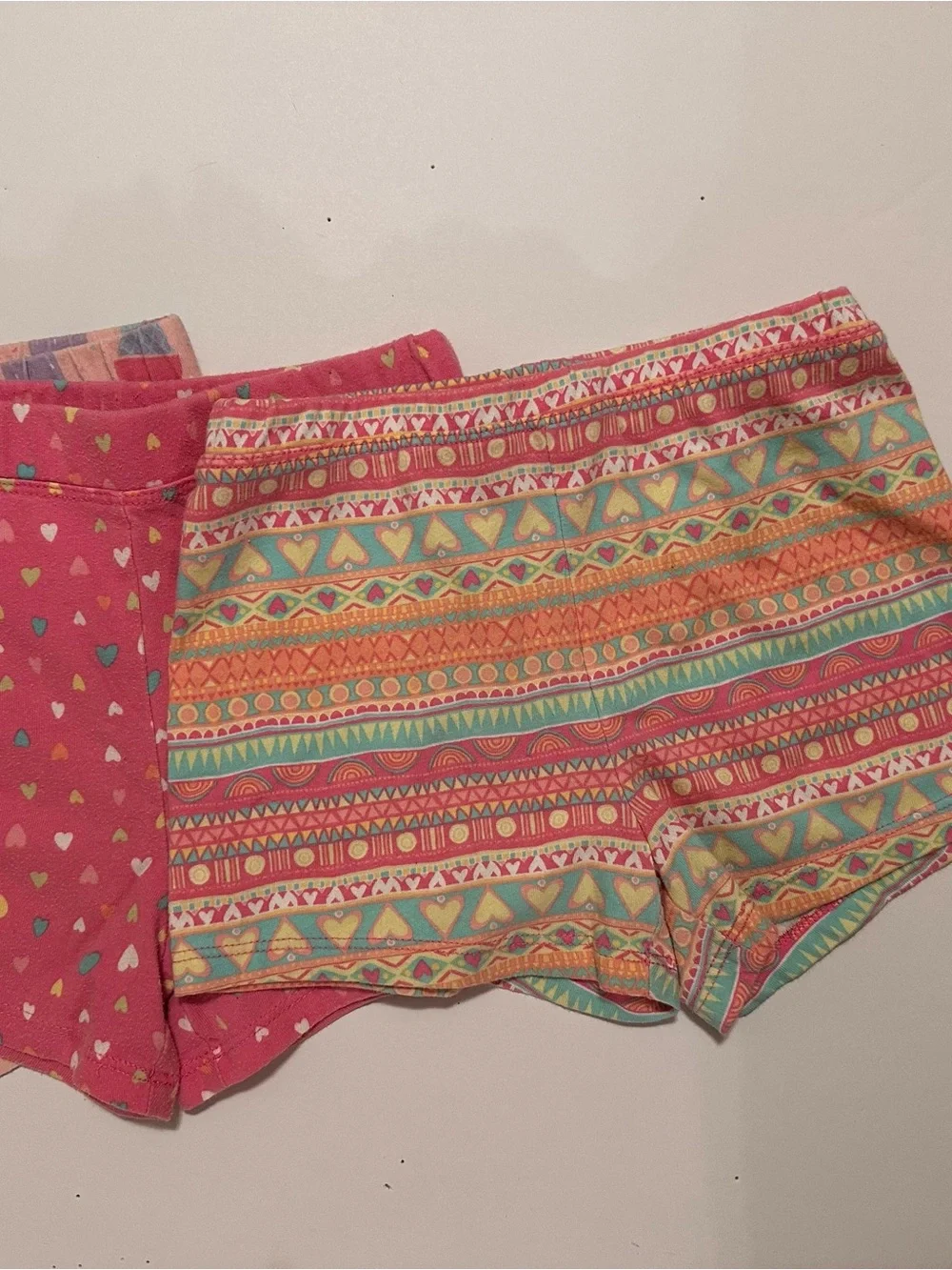 The Children's Place Girls' 3-Pack Shorts - Pink, Coral, Pastel